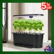 Hydroponics Growing System Indoor Seed Germination Garden Starter Kit 15 Pots