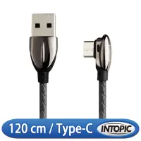 在飛比找momo購物網優惠-【INTOPIC】Type-C 鋅合金電競充電傳輸線(CB-