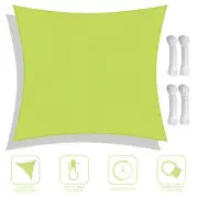 23x22FT 97% UV Block Rectangle Sun Shade Sail Canopy Patio Pool Apple Green