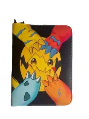 Pokémon Pikachu Friends Trading Card Binder Holds 220 Plus Cards (55 Sleeves)