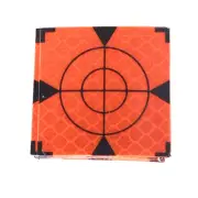 New 20pcs 3M Orange Reflector Sheet 80x80mm Reflective Tape Target For Surveying