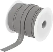 uxcell 1/2 Inch Single Fold Bias Tape Polyester Continuous Bulk Bias Tape for Sewing, Seaming Quilting Hemming Binding Crafts (Coffee 25 Yards)