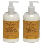 Shea moisture Raw Shea Butter Restorative Conditioner 12 Oz (2 Pack) 354ml x 2 jars