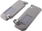 2PCS Car Sunshield Sunvisor with Mirror Interior Sun Visor Compatible for Toyota Camry 2012-2017 74320-06610-B1 74320-06610-B2