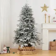 ELONG HOME Christmas Tree Collar for 7.5ft Tree, 28" Hyacinth Christmas TreeBase