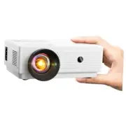 Portable Bluetooth Mini Projector - HD 1080P Supported Movie Projector White