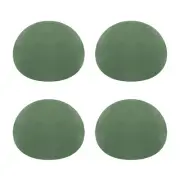4Pcs Half Round Floral Foam 5.5"Dia Half Ball Floral Dry Foam Green