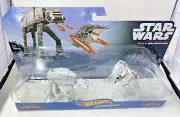 Hot Wheels Star Wars AT-AT vs Rebel Snowspeeder New