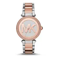 在飛比找樂天市場購物網優惠-MICHAEL KORS 39mm 女錶 手錶 玫瑰金/銀鋼
