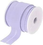 uxcell 1 Inch Single Fold Bias Tape Cotton Continuous Bulk Bias Tape for Sewing, Seaming Quilting Hemming Binding Crafts (Light Purple 10 Yards)