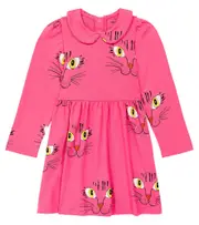 [Mini Rodini] Mini Rodini Printed cotton jersey dress Y 10/11 pink