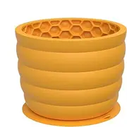 Generic Silicone Dog Lick Bowl, 620ml, Interactive, Slow Feeding, Anti-Slip Suction Cups, Orange, Unbranded