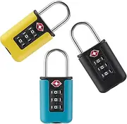 [Lizipai] TSA007 Padlock Luggage Travel Lock and 3 Digits Self-Setting A Variety of Different Combinations Luggage Bag Travel Security Code Lock Three Colors