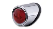 HIGHSIDER smart Old School Type 1 LED TailLight Chrome E-Approved (1pc), red