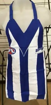 AFL NTH MELBOURNE KANGAROOS BBQ APRON IDEAL FOR SUMMER BRAND NEW