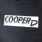 3x COOPER D Matte Black Metal Badge Sticker Emblem Decal Diesel John Turbo Coupe (for: Renault)