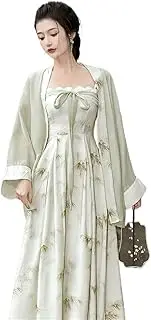 [Generic] Women's Chinese Hanfu, Women's Modern Hanfu, Ming Dynasty Horse Face Dress, Japanese Kimono