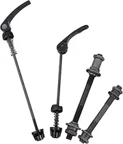 1 Set Quick Release Bike Skewers with Hollow Axles for Road and Mountain Bikes Durable Parts for Effortless Wheel Installation and Removal