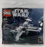 New Sealed Lego 30654 Star Wars X-Wing Starfighter Polybag