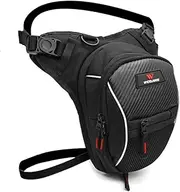 LAPOOH Multifunctional Reflective Drop Leg Bag Motorcycle Bike Cycling Outdoor Casual Waist Pack Thigh Bag