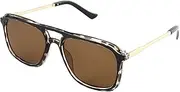 [LEE COOPER] Mens Polarized Square Sunglasses Lightweight 100% UV Blocking Fashion Shades