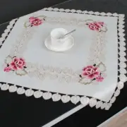 Tablecloth Table Runner Handicraft Satin Fabric Home decor Embroidered