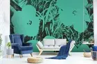 3D Grass Floral Wallpaper Wall Mural Removable Self-adhesive 222