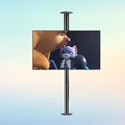 360 Degree TV Floor Stand - LCD TV Frame Floor Stand, Fits 32-75inch LED Screen Display Floor TV Mount, TV Ceiling Mount Adjustable Bracket, Up to 110 Lbs 360 Degree TV F