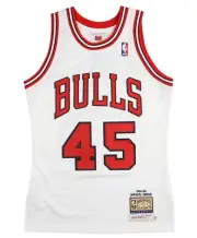 MITCHELL & NESS Chicago Bulls Michael Jordan #45 1994-1995 Jersey sz Small White