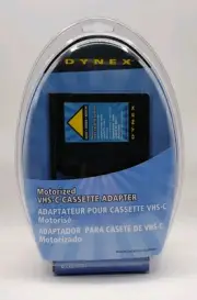 Vintage Dynex Motorized VHS-C Cassette Adapter New Old Stock NOS Sealed Video