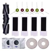 For Deebot T20 Omni Robot Vacuum Accessories Main Side Brush Hepa Filter Mop Cloth Dust Bags