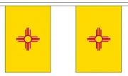 NEW MEXICO U.S. STATE 3 metre BUNTING 10 FLAGS flag USA AMERICA AMERICAN