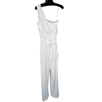 Jay Godfrey NWT Nadine Jumpsuit in White Size 10