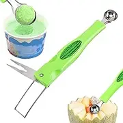 Watermelon Scooper,Fruit Carving Tools - Ice-Cream Tool Cookie for Carving Bakery Baking Catering Restaurant Salad Home Dessert Party Meal-Prep