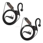 2X 2 Pin Headset Earpiece Mic For Baofeng UV-5R BF-888S UV-S9 plus UV-5RTP Radio