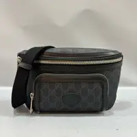 在飛比找PopChill優惠-[二手] GUCCI 733240 黑色 老花 銀釦 PVC