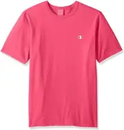 Unisex Adult CHAMPION LIFE Heritage Tee T-SHIRT Amaranth PINK C Logo, Mens Women