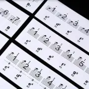 88 Keys Keyboard Piano Sticker Key Note Removable Labels Piano Beginner Helper