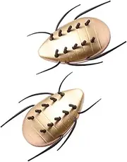 Kisangel 5pcs Solar Energy Chafer Insect for Fun Outdoor Teaching Plaything Plastic Simulation No Battery Needed for Ages