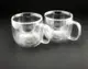 【錢滾滾】仙德曼雙層玻璃咖啡杯2入350ML/玻璃杯/花茶杯/隔熱杯/造型杯/輕巧杯/對杯