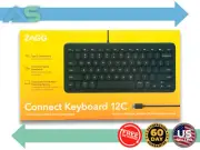 ZAGG Connect Keyboard 12C - 12" Type-C Wired Desktop Keyboard for Windows, macOS