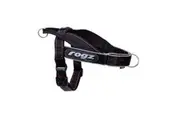 Rogz Medium Black Letz Go Personalised Harness for Dogs
