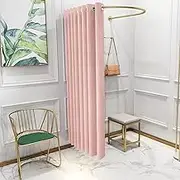 Tienda De Ropa Probador, Fitting Room U-Dressing Room For Privacy Protection And Room Divider,Suitable For Shopping Malls, Clothing Stores, Offices, Etc. To Save Space(12colors) ( Color : Light Pink ,