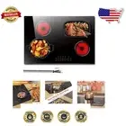 6600W Built-in Electric Stove with Expanded Zones and Timer – Modern Cooking