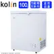 Kolin歌林100公升臥式冷凍/冷藏兩用櫃 KR-110F07~含拆箱定位+舊機回收