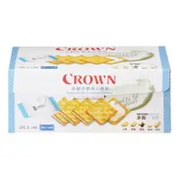 在飛比找蝦皮購物優惠-【現貨】Crown 多穀牛奶夾心餅乾 48包入  768公克