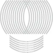 World Walk Ninja 250 Rim Sticker Silver rim-5_sil