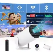 10000 Lumen 4K Mini Projector LED 1080P WiFi Bluetooth UHD Portable Home Theater