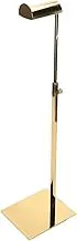 Stainless Steel Handbag Display Stand, Adjustable Height Semi Circle Clutch Bag Hanger Display Stand for Home Store Boutique Counter (Mirror Gold)