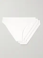 [CDLP] CDLP - + Net Sustain Set Of Three Tencel Lyocell-blend Briefs - White - x small x small White